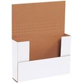 Box Packaging Corrugated Easy-Fold Mailers, 9-1/2"L x 6-1/2"W x 2"H, White M9621BF